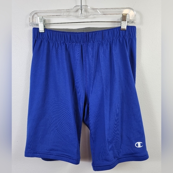 Champion Men's Navy Double Dry Compression Shorts, sz LG - Picture 1 of 9